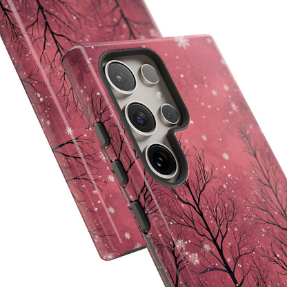 Pink Winter Twilight Forest - Samsung Galaxy Series Case