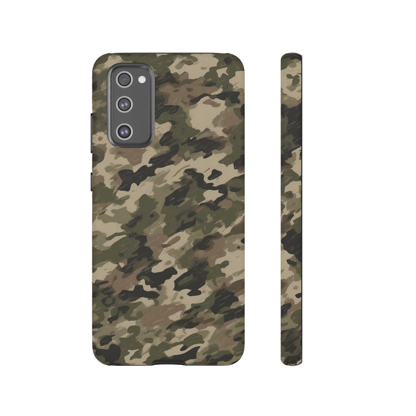 Classic Light Brown Camouflage – Premium Samsung Galaxy Case, Rugged and Stylish