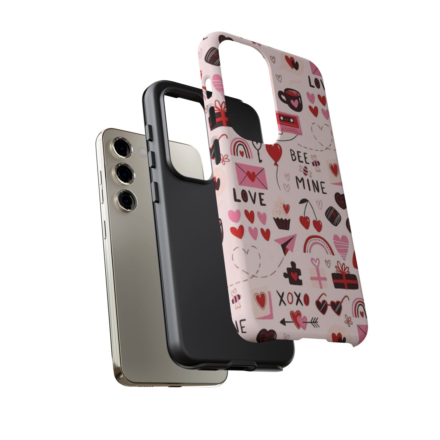 Samsung Galaxy Case: Bee Mine Love Doodles