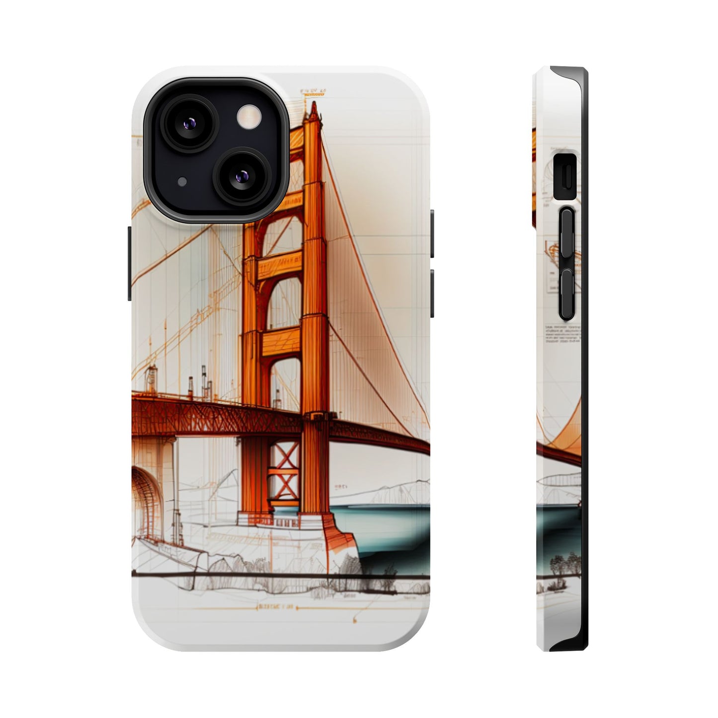 Golden Gate Bridge MagSafe iPhone Case - San Francisco Landmark