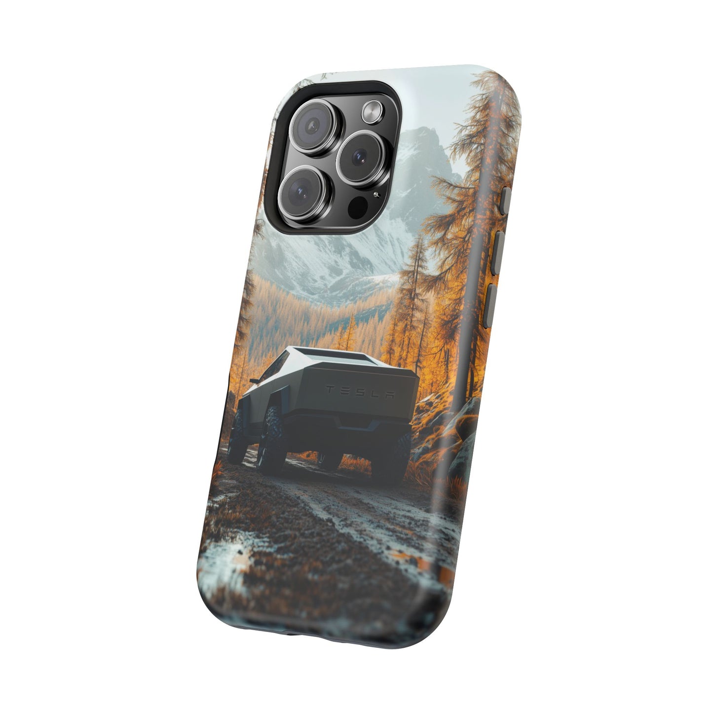 Tesla Cyber Truck Four Wheeling In The Mountains - MagSafe Compatible