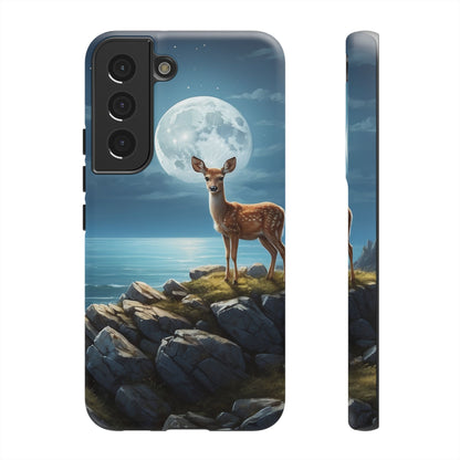 Enchanted Fawn Under the Moonlit Sky Samsung Galaxy Case