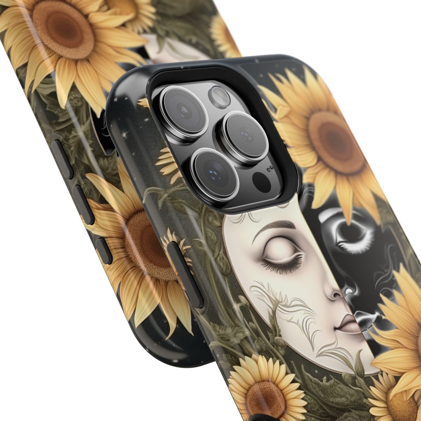 Sunflower Moon and Stars MagSafe Case – Ethereal Art