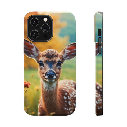 MagSafe-Compatible iPhone Case – Golden Meadow Fawn