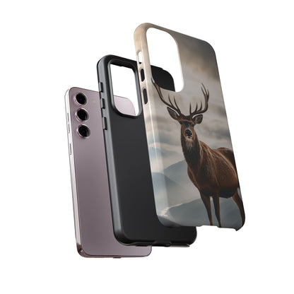 Alpine Majesty: Stag in Snow – Samsung Galaxy Case