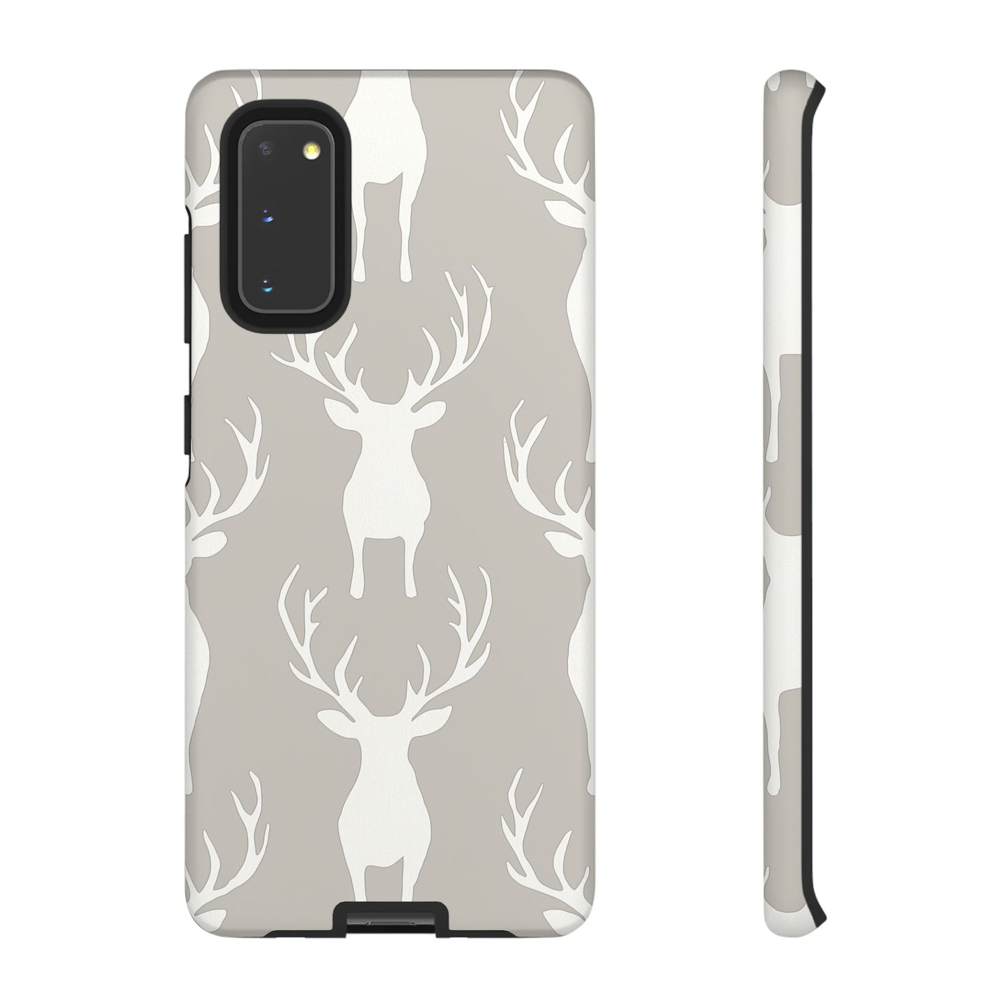 Minimalist Deer Silhouette Pattern – Samsung Galaxy Series Case
