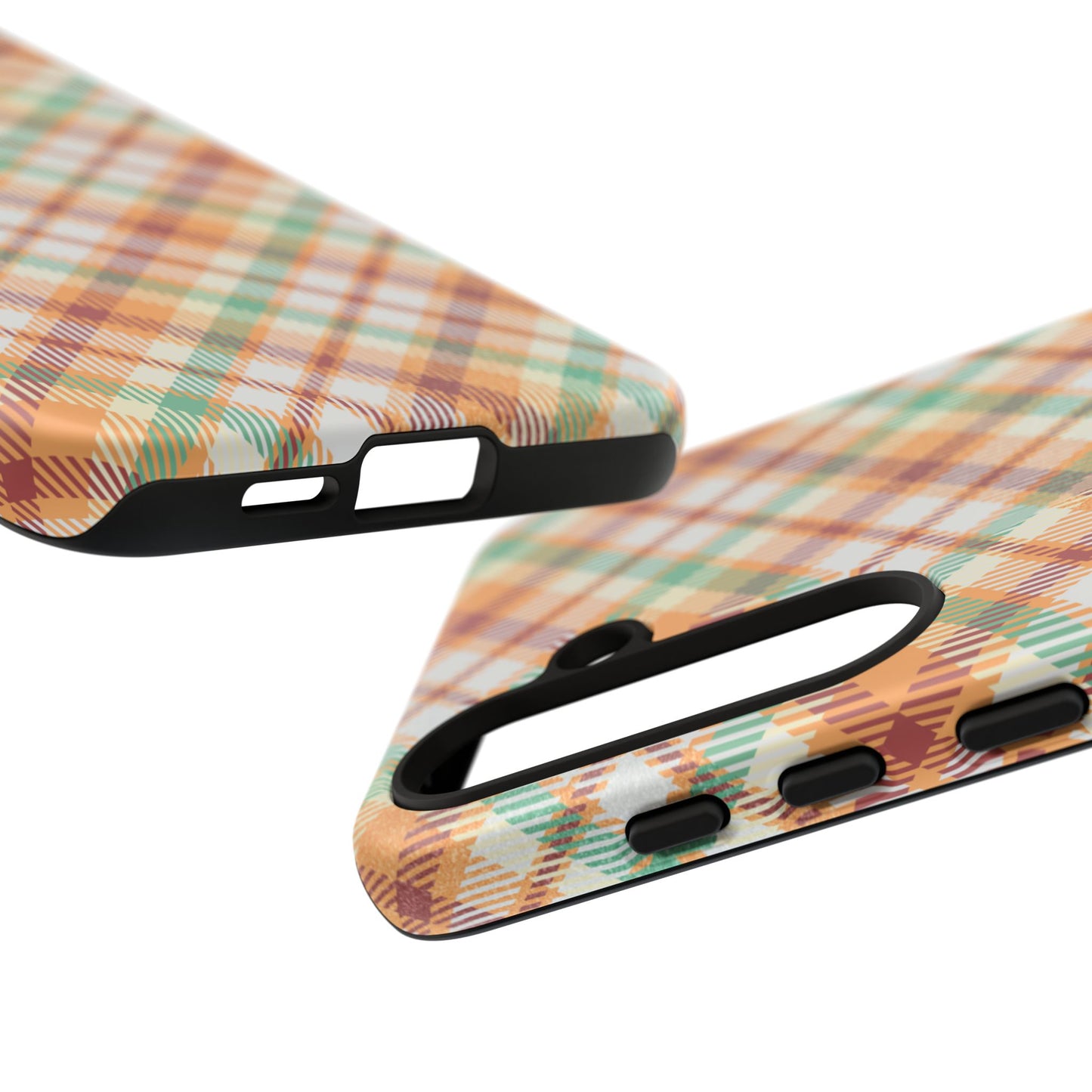 Samsung Galaxy Case - Autumn Harvest Plaid Design