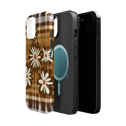 Rustic Bloom Plaid iPhone Case