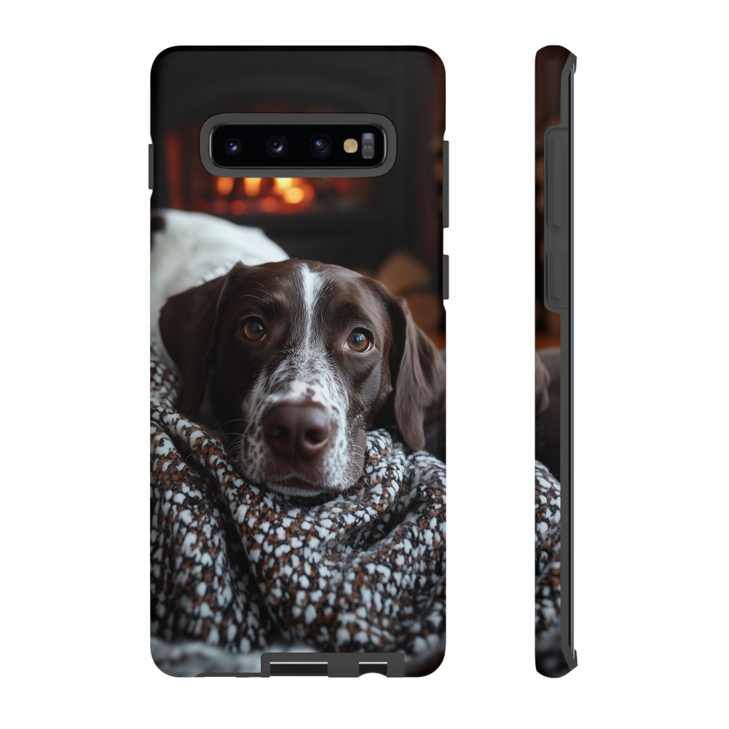 Relaxed German Shorthaired Pointer Samsung Galaxy Case – Rustic Charm Protective Cover