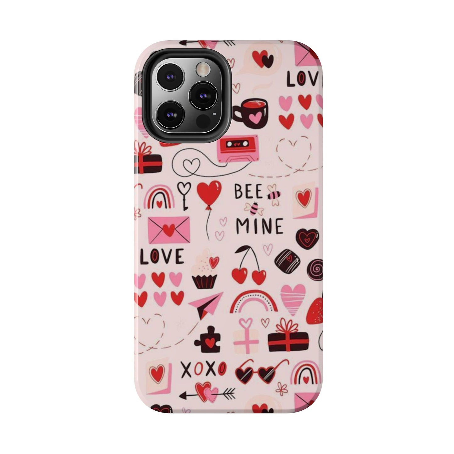 iPhone Case: Bee Mine Love Doodles