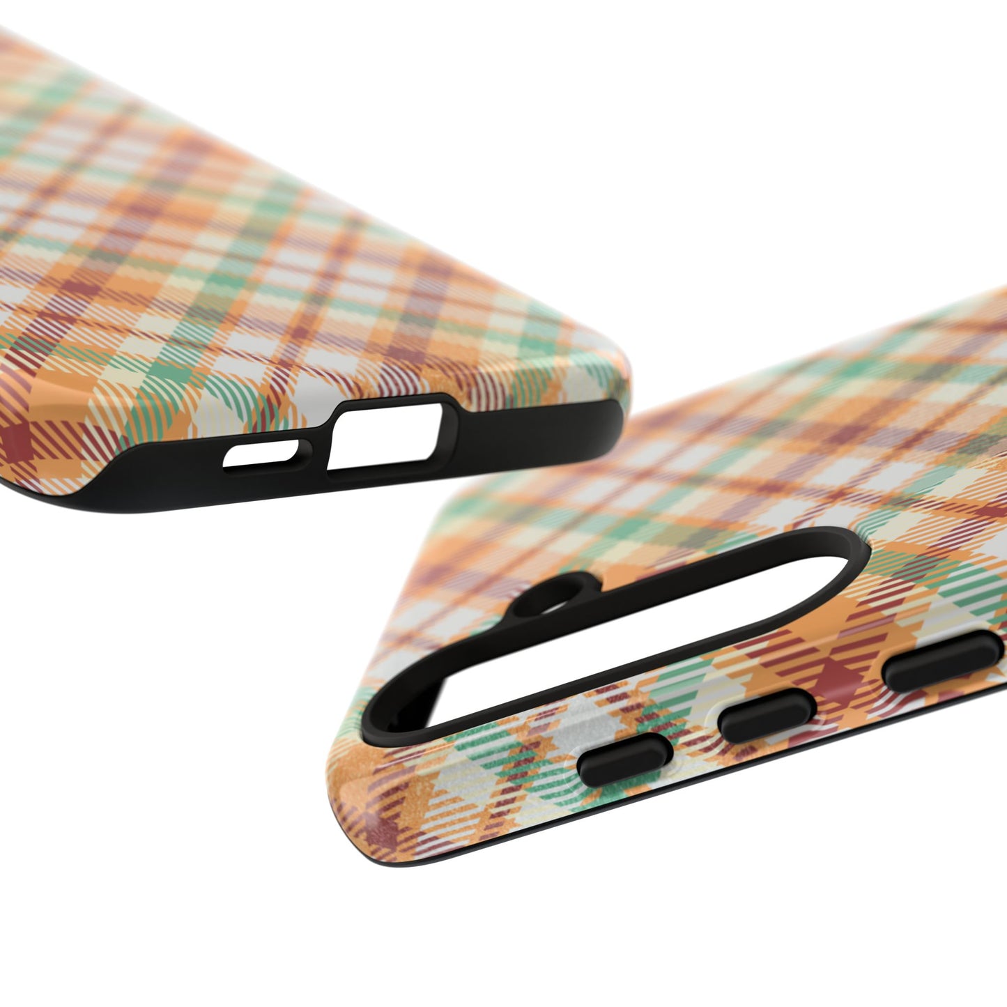 Samsung Galaxy Case - Autumn Harvest Plaid Design