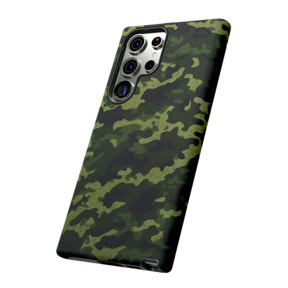 Dark Green Camouflage – Samsung Galaxy Case, Durable and Stylish