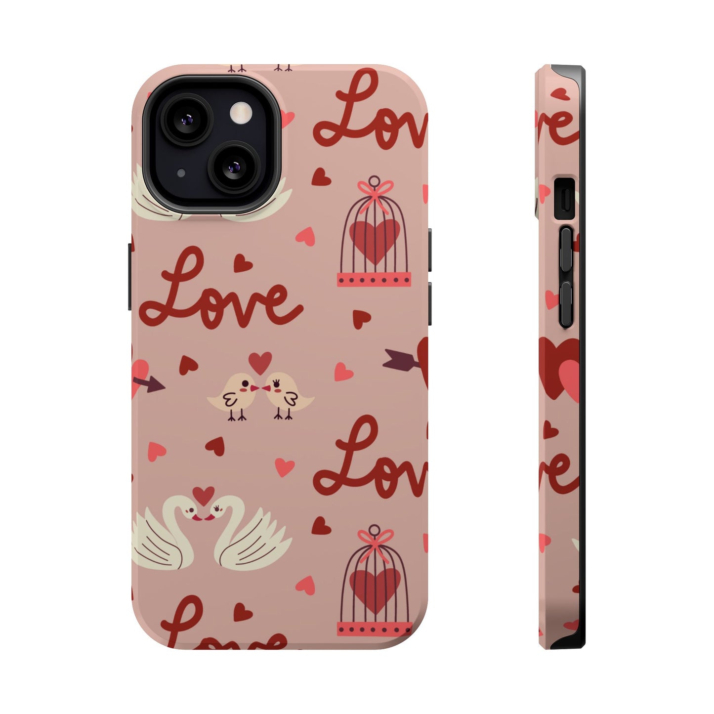 Lovebirds & Swans MagSafe iPhone Case