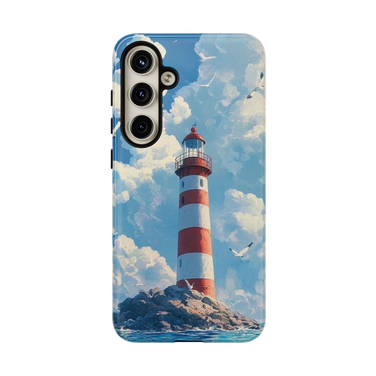 Samsung Galaxy Case - Majestic Lighthouse Scene Design