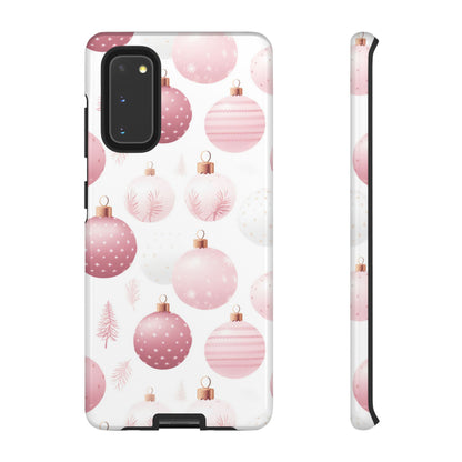 Samsung Galaxy Case: Merry in Pink – Christmas Balls