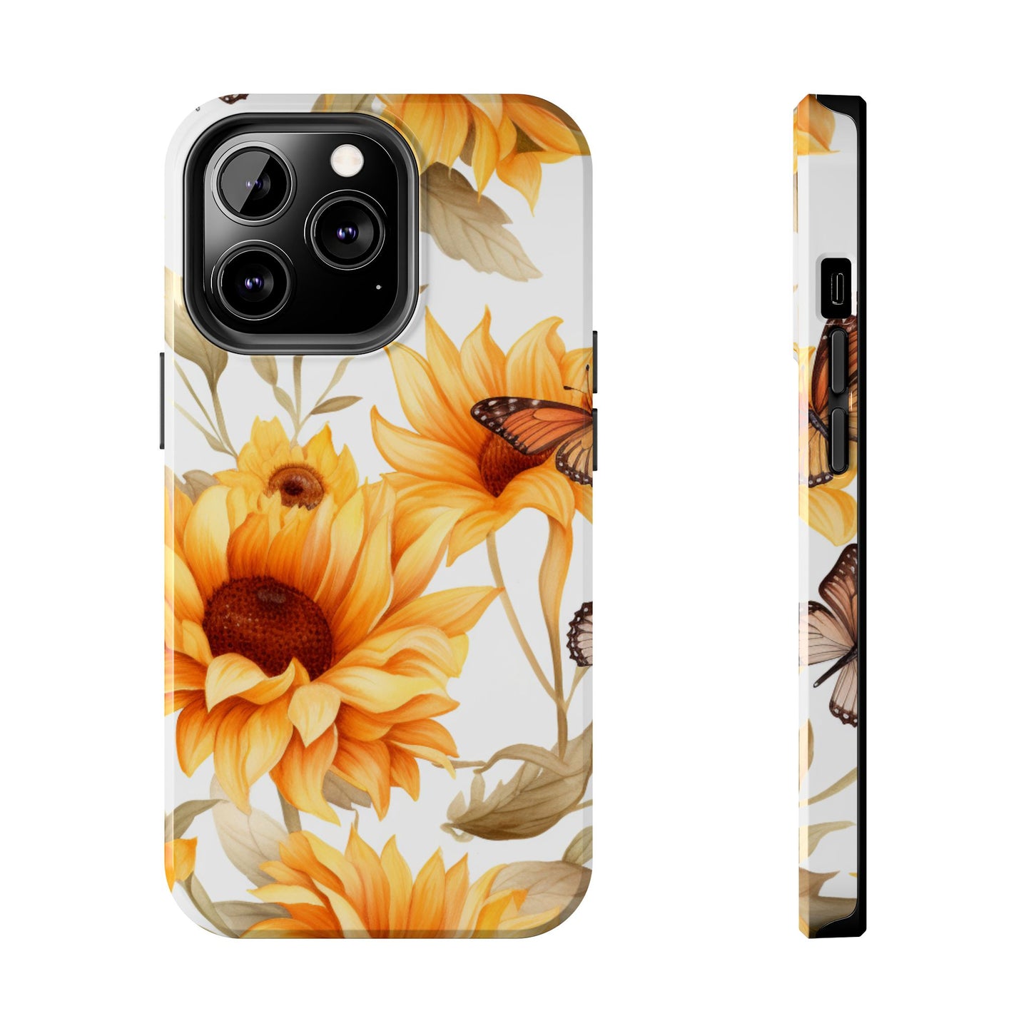 Sunflower & Monarch Garden - iPhone Series Case