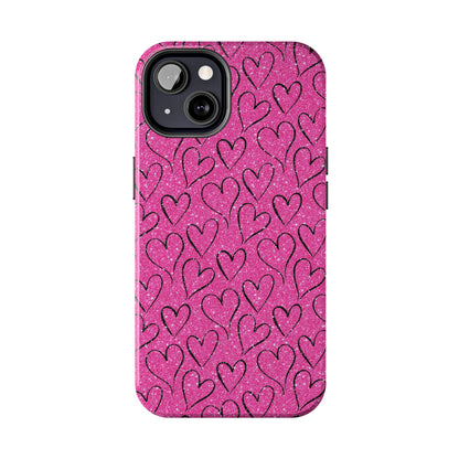 Heartfelt Glam iPhone Case