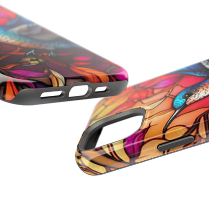 Radiant Multicolor Bird Artwork - MagSafe iPhone Case