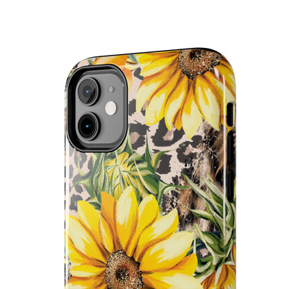 Leopard Sunflower Chic - iPhone Series Case