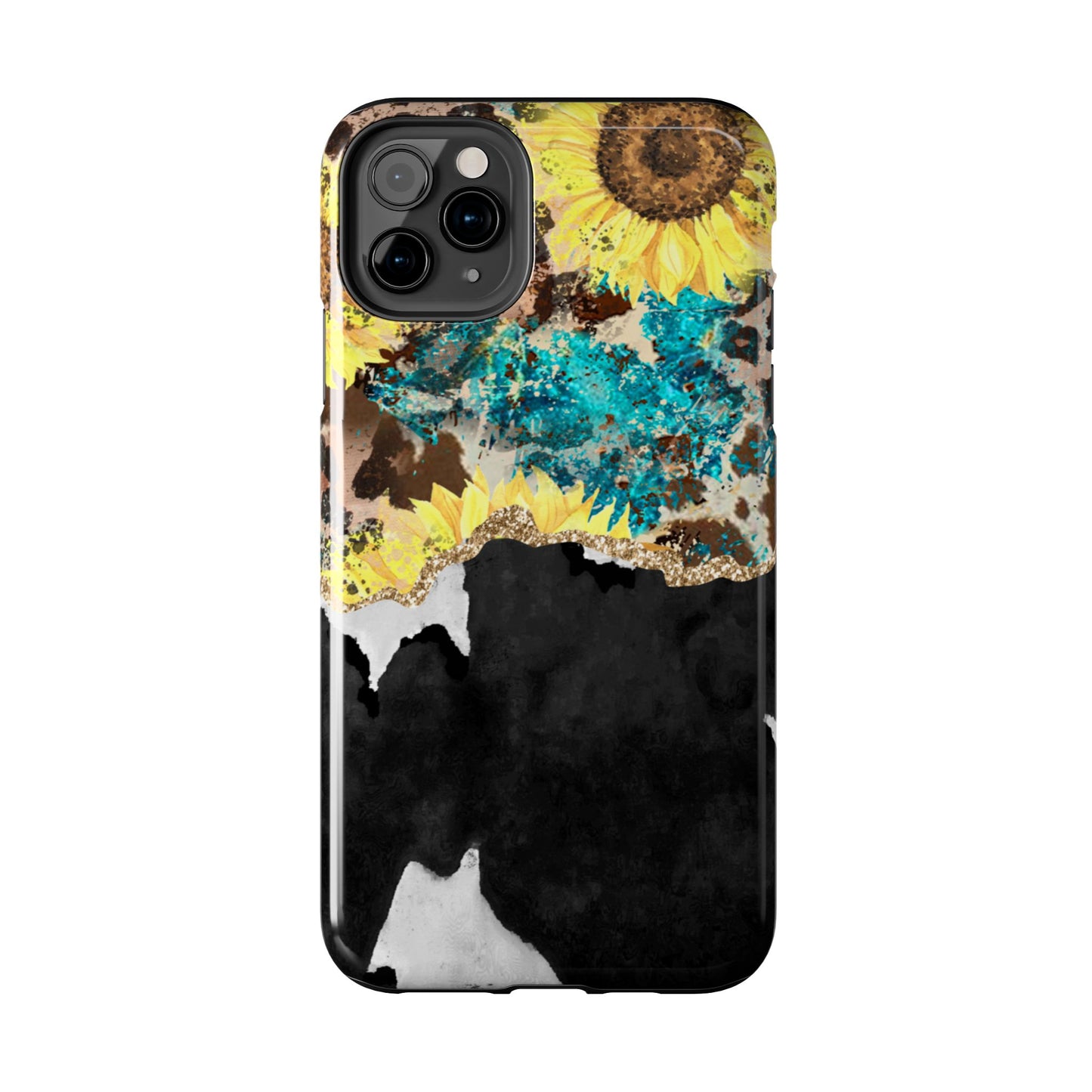 Rustic Sunflower Leopard Glam - iPhone Series Case