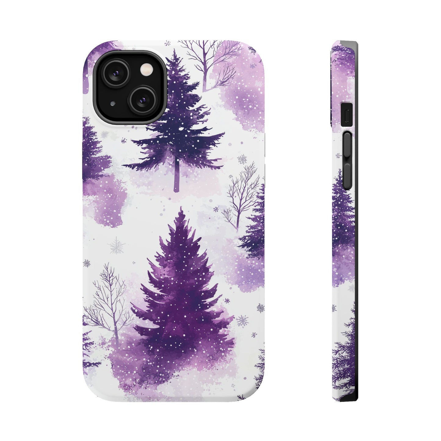 Purple Snowy Forest - MagSafe iPhone Series Case