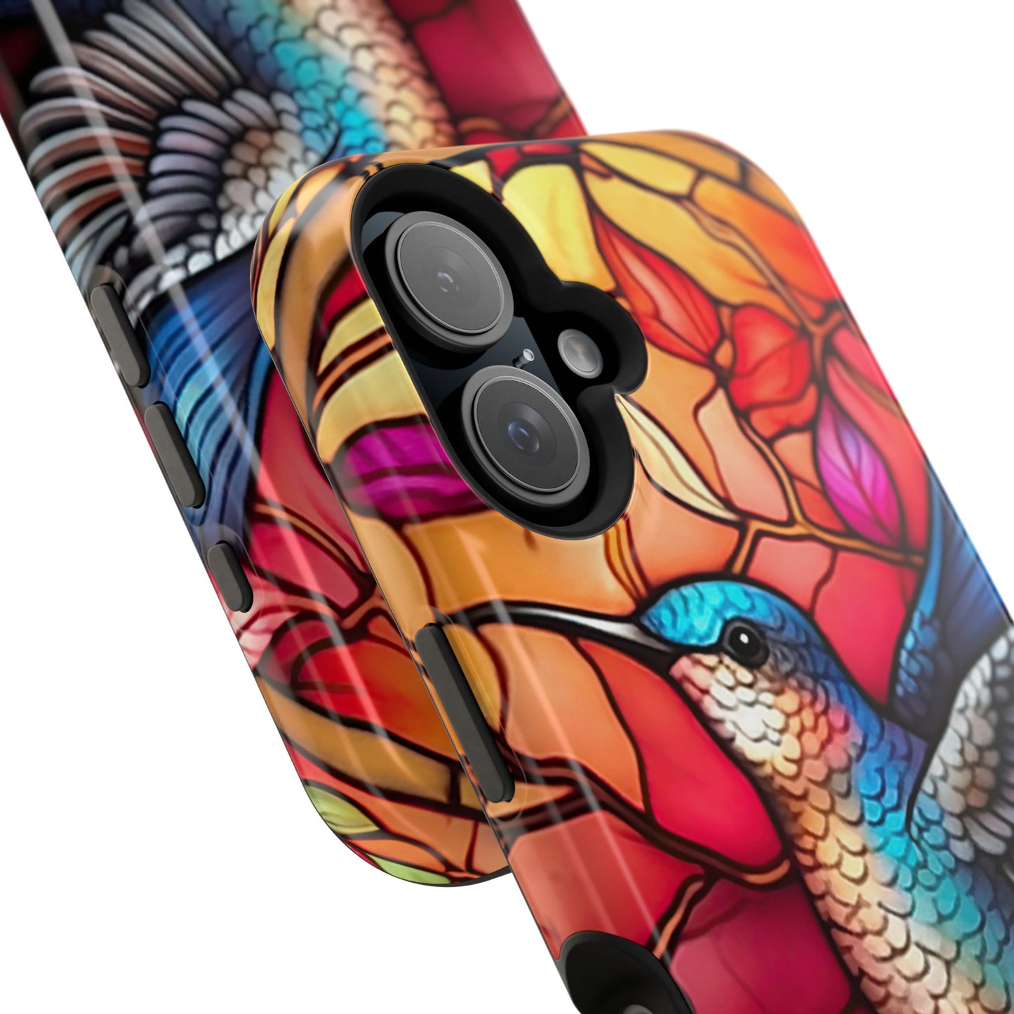 Radiant Multicolor Bird Artwork - MagSafe iPhone Case