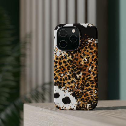 Bold Leopard Ink Splash - MagSafe iPhone Series Case