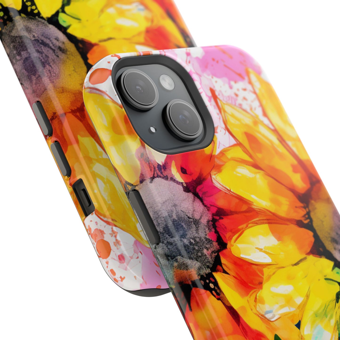 Bold Watercolor Sunflowers - MagSafe iPhone Series Case