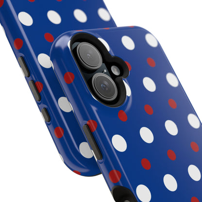 Patriotic Polka Dots – MagSafe iPhone Case