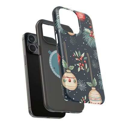 Elegant Christmas Ornaments and Pine - MagSafe iPhone Series Case