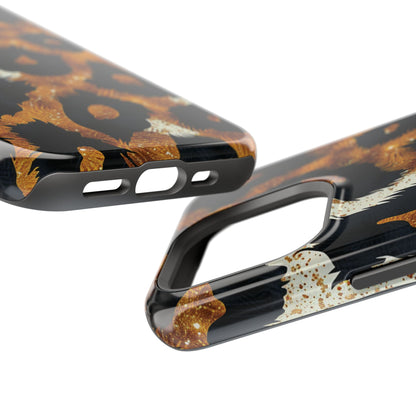 Safari Noir Gold Leopard iPhone Case