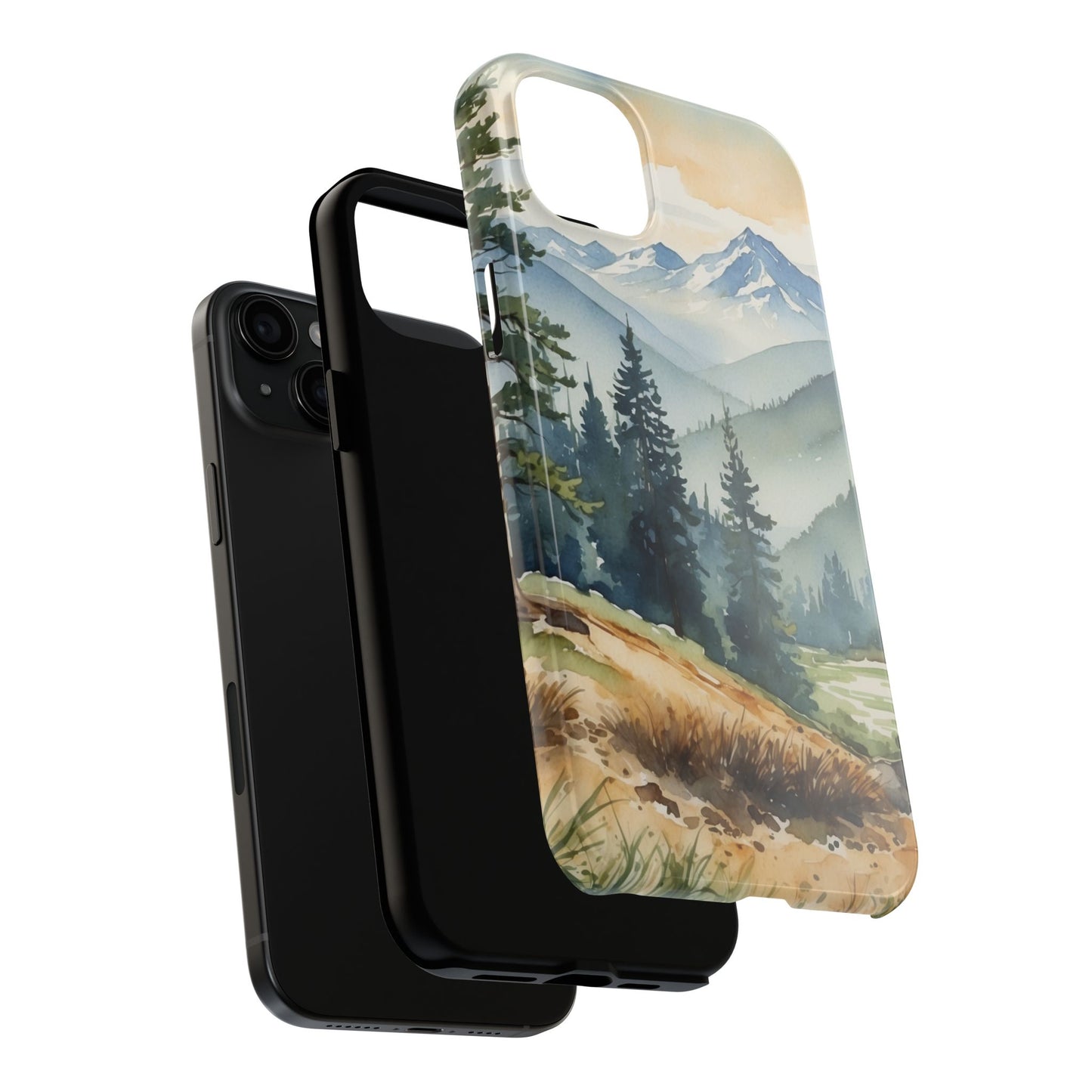 Tranquil Mountain Escape - iPhone Case