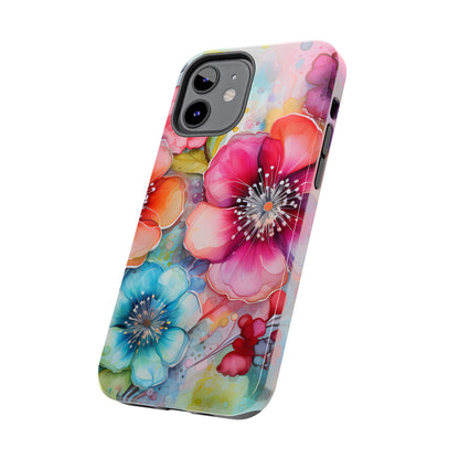 Vibrant Watercolor Floral Garden - iPhone Series Case