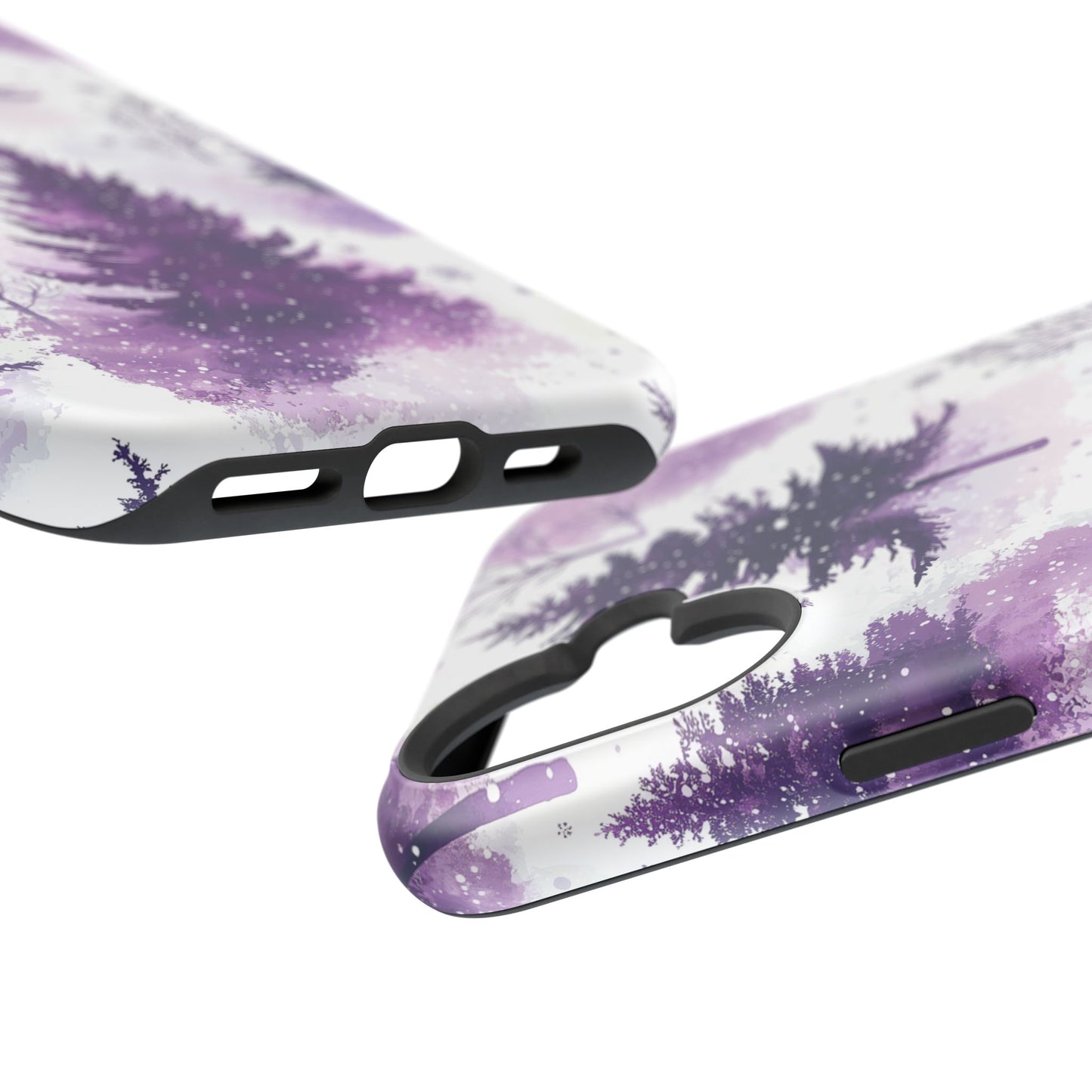 Purple Snowy Forest - MagSafe iPhone Series Case