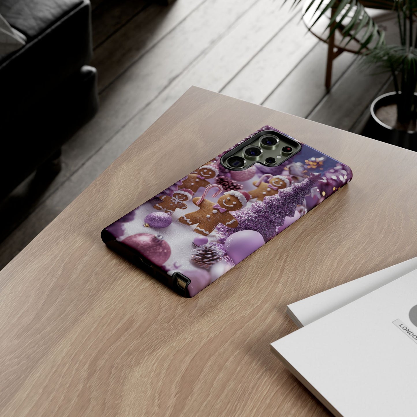 Pink Frosted Gingerbread Forest - Samsung Galaxy Series Case