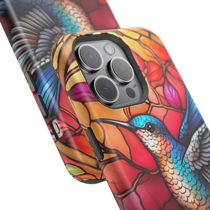 Radiant Multicolor Bird Artwork - MagSafe iPhone Case