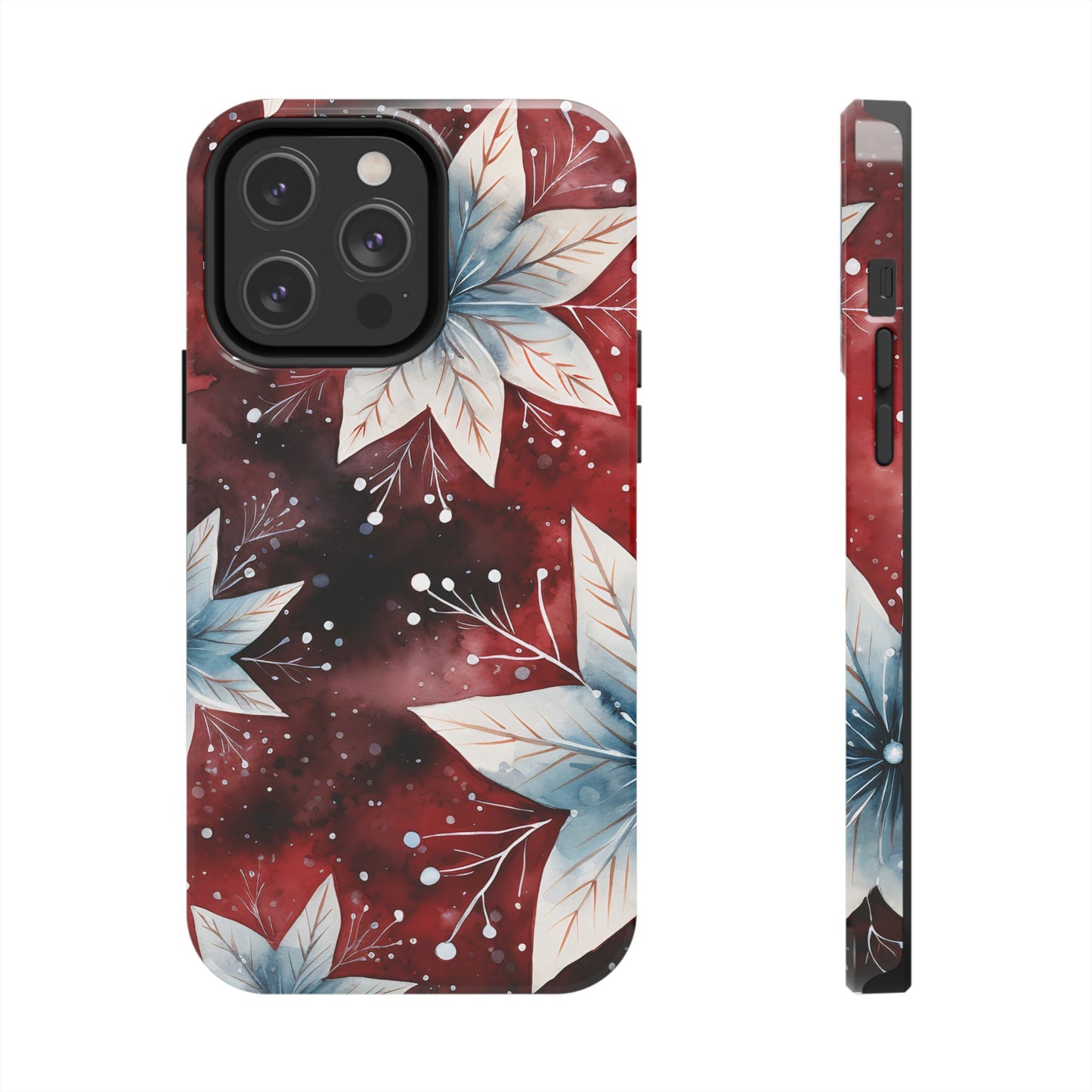 Winter Bloom Poinsettia – iPhone Case