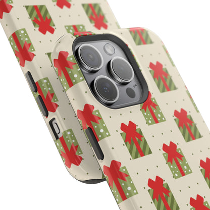 Festive Holiday Gift Pattern - MagSafe iPhone Series Case