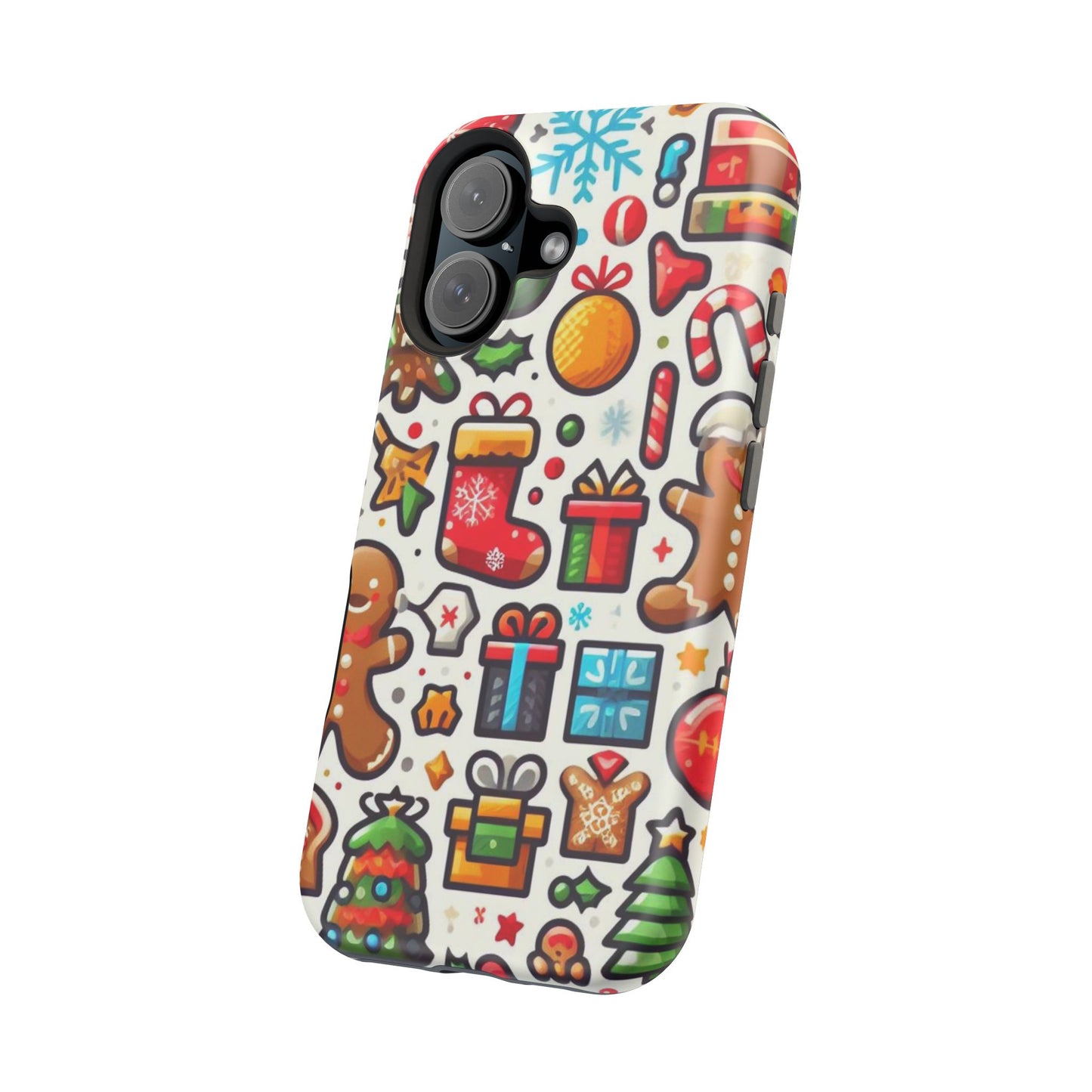 Festive Christmas Icons Pattern – MagSafe iPhone Series Case