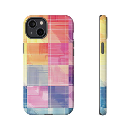 Pastel Panache Watercolor Plaid Case