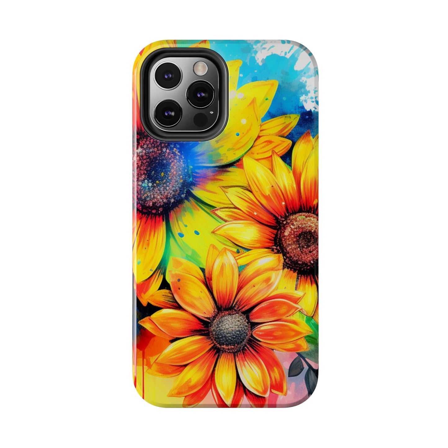 Vibrant Sunflower Splash - iPhone Series Case