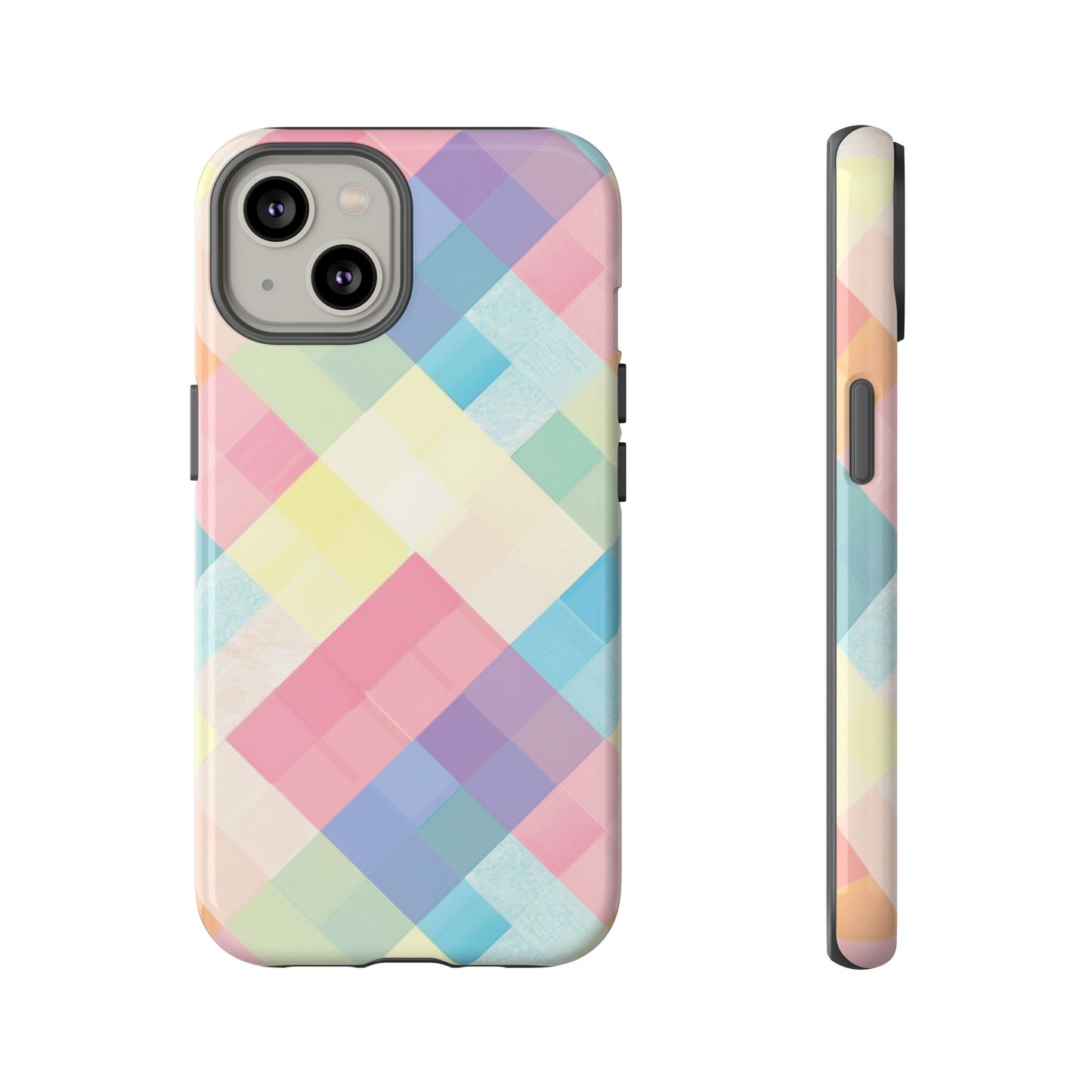 Spring Sonata Pastel Plaid Case