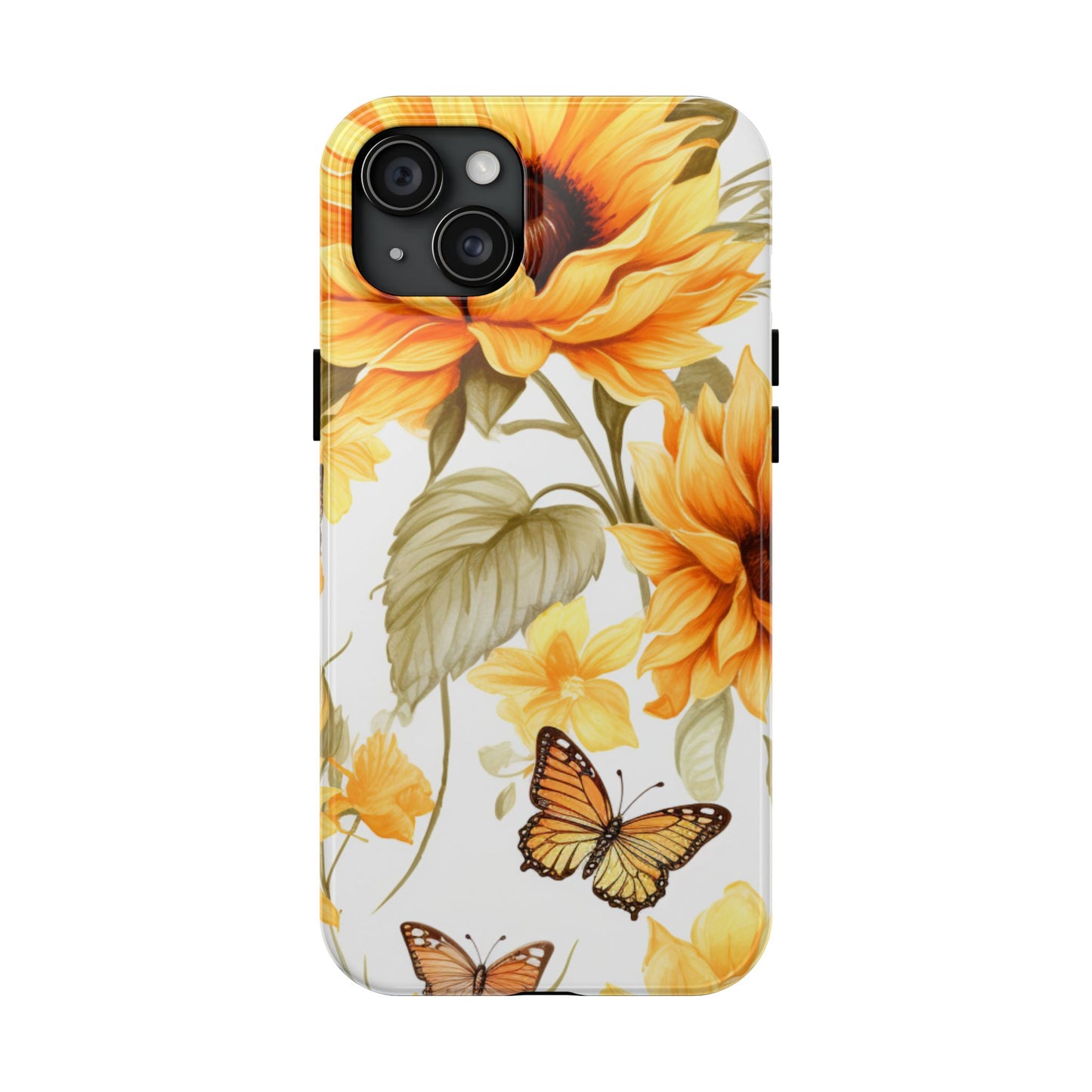 Sunflower & Butterfly Bliss - iPhone Series Case