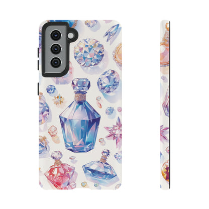 Cute Gemstone Glamour: Watercolor Coquette Jewels Phone Case for iPhone, Samsung Galaxy & Pixel