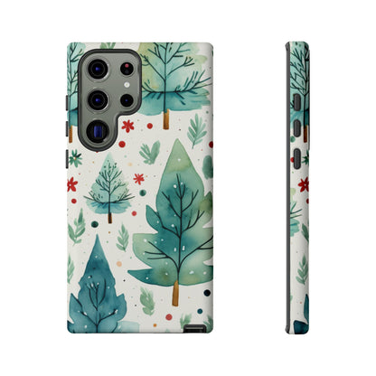 Watercolor Winter Forest -  Samsung Galaxy Series Case