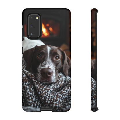 Relaxed German Shorthaired Pointer Samsung Galaxy Case – Rustic Charm Protective Cover