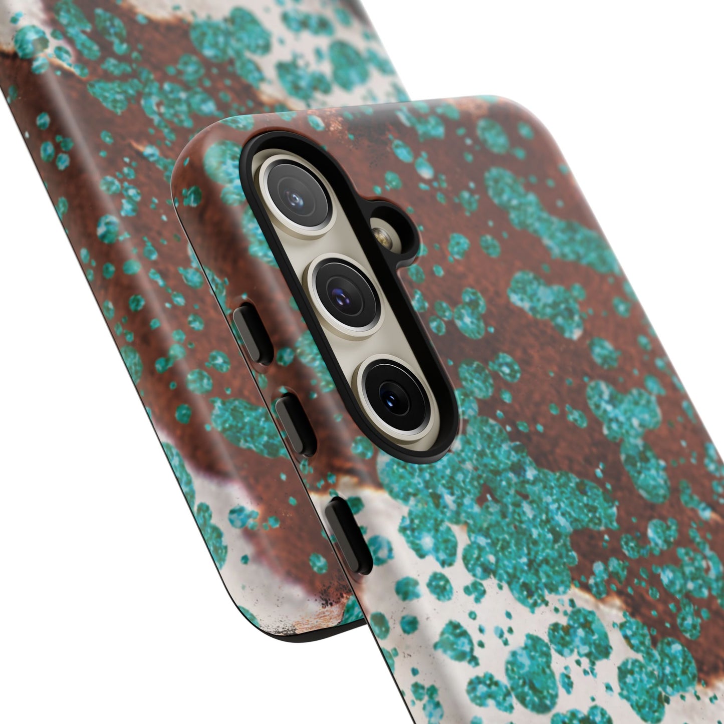 Teal Glitter Cowhide - Samsung Galaxy Series Case