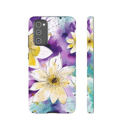 Abstract Floral Watercolor Splash - Samsung Galaxy Series Case