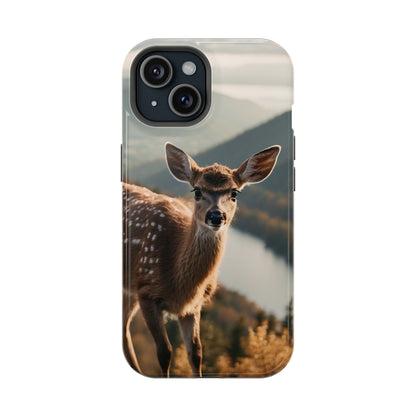 Whimsical Fawn in a Sunlit Forest MagSafe iPhone Case