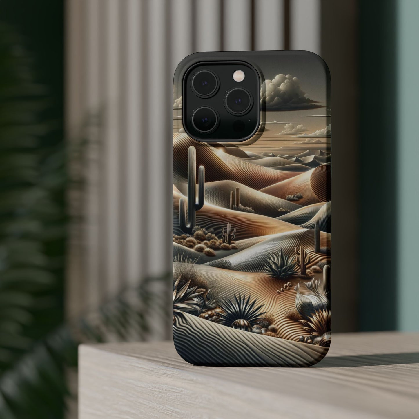 Heavy Metal Cactus iPhone Case